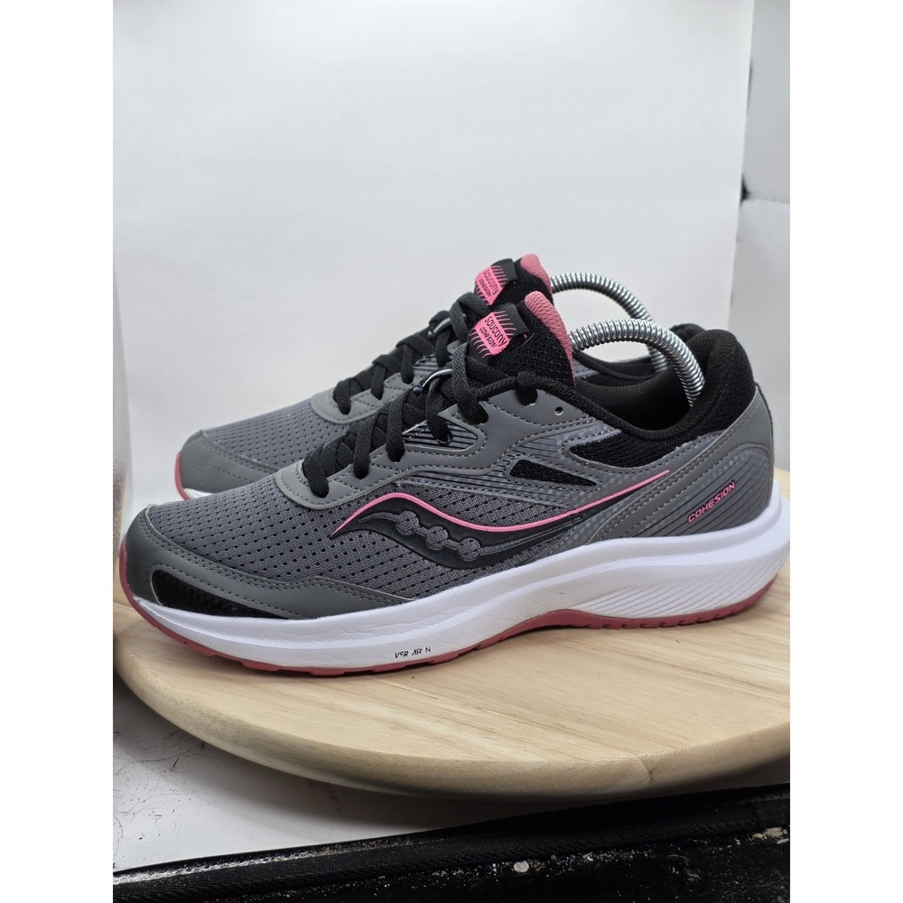Women's Size 9.5 - Saucony Cohesion 16 Charcoal Petal Running Shoes S10781-15